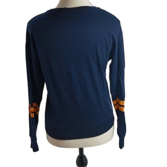 Divided Womens XS Navy Graphic T Shirt Absent Dreams Original NYC Pullover - Picture 5 of 7